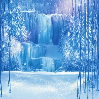 Winter fantasy scene wallpaper