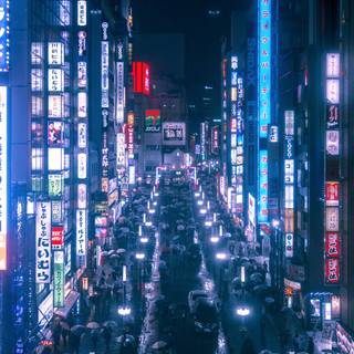 Aesthetic desktop Tokyo wallpaper