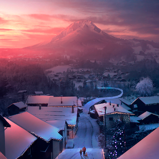 Christmas art phone wallpaper