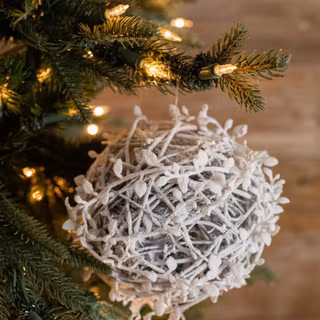 Pine Christmas ornaments wallpaper