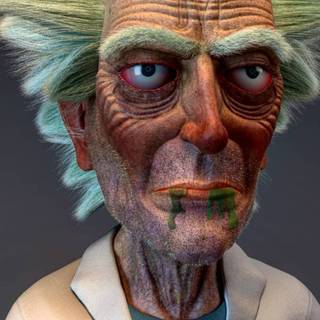 Creepy old man wallpaper