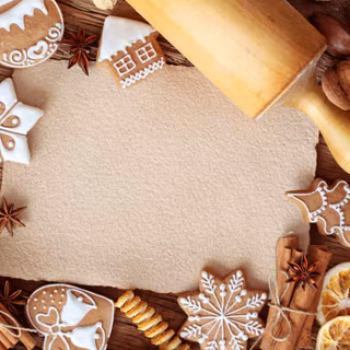 Christmas cakes wallpaper