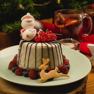 Christmas cakes wallpaper