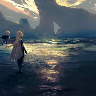 Genshin Impact fighting wallpaper