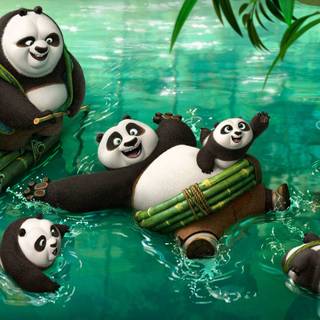 Kung Fu Panda landscape wallpaper