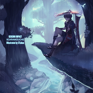 Wanderer Genshin wallpaper