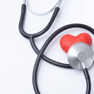 Baby with stethoscope wallpaper