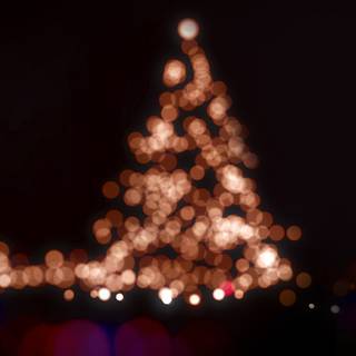 Christmas tree iPhone 11 wallpaper