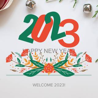 Welcome to 2023 wallpaper
