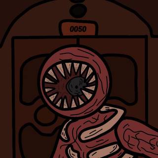 Figure Doors wallpaper