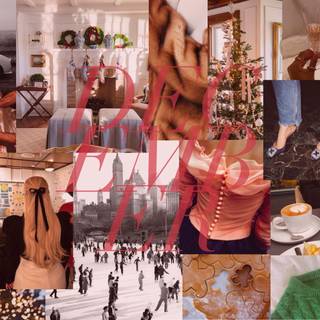 Winter boards wallpaper