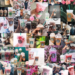 Starbucks collages wallpaper