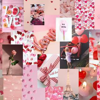 Collage Valentines wallpaper