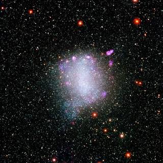 Irregular galaxy wallpaper