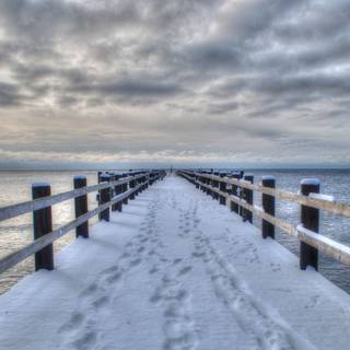 Ocean winter wallpaper