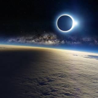 4k space winter wallpaper