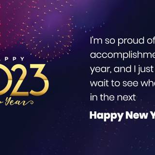 Happy New Year's Eve 2023 wallpaper