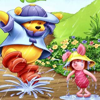 Girly spring cartoon wallpaper