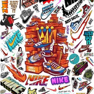 Nike collage wallpaper