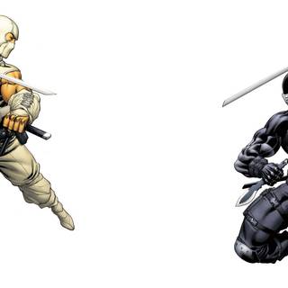 Cobra Commander and Storm Shadow wallpaper
