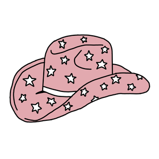 Preppy cowgirl wallpaper