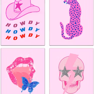 Preppy cowgirl wallpaper