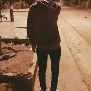 Boy back side wallpaper