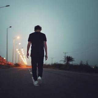 Boy back side wallpaper