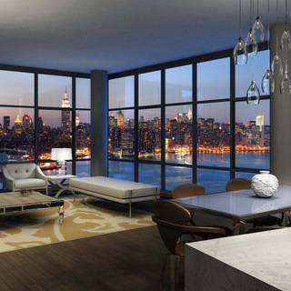 Apartment view wallpaper