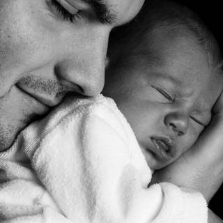 Mother and boy wallpaper