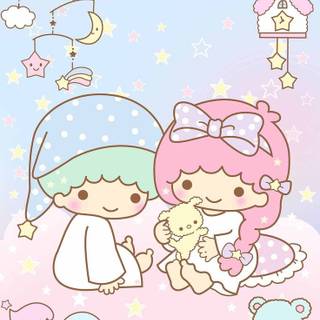 Hello Kitty Little Twin Stars wallpaper