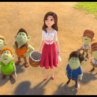 Red Shoes and The 7 Dwarfs wallpaper