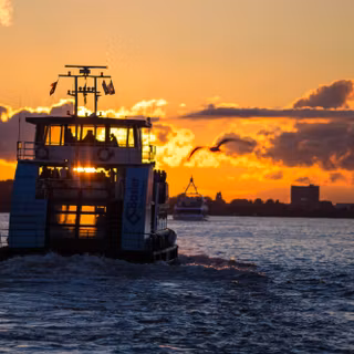 Ferry boat wallpaper