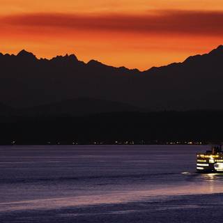 Ferry boat wallpaper