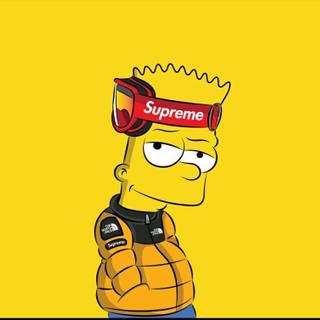 Rich Bart Simpson wallpaper