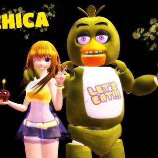 Chica the chicken wallpaper