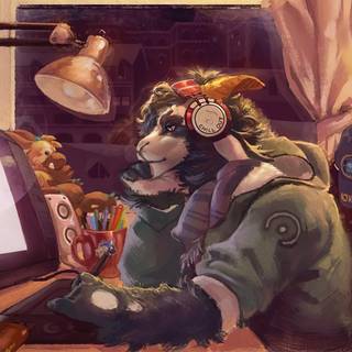 4k anime chill wallpaper