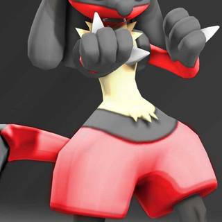 Red Lucario wallpaper