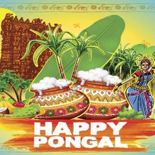 Pongal wishes wallpaper
