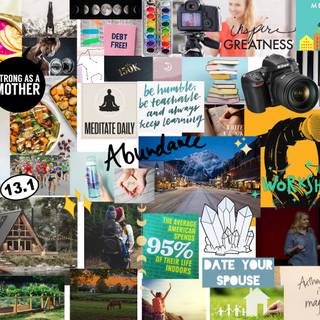 Vision board 2023 wallpaper