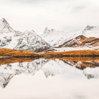 Switzerland winter 4k wallpaper