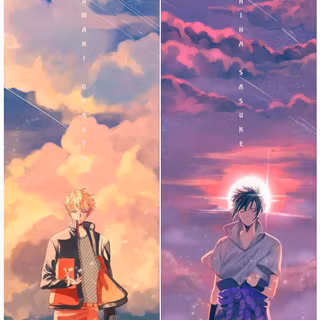 Cute Naruto and Sasuke wallpaper