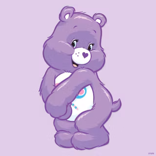 Purple Care Bear wallpaper