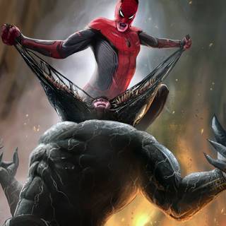 MCU Spider-Man iPhone wallpaper