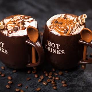 Coffee brown wallpaper