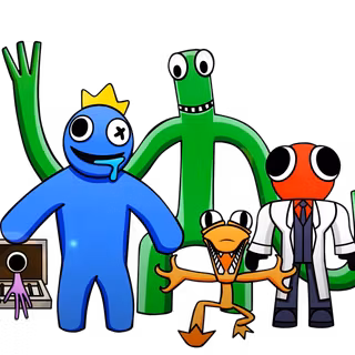 Rainbow Friends Green wallpaper