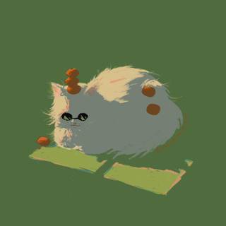 Gojo cat wallpaper