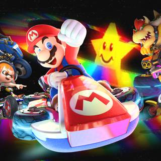 Mario drip wallpaper