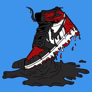 Drippy Jordans wallpaper