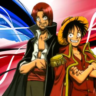 Shanks and Luffy wallpaper